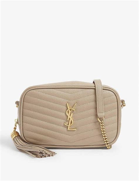 ysl camera bag in smooth leather|ysl camera bag dark beige.